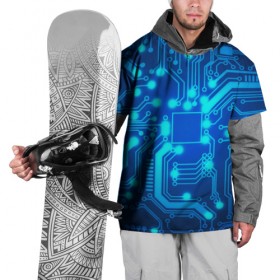 Накидка на куртку 3D с принтом technology в Белгороде, 100% полиэстер |  | Тематика изображения на принте: 