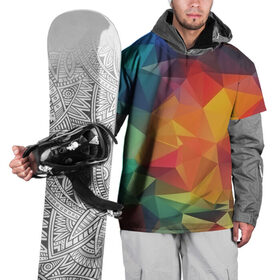 Накидка на куртку 3D с принтом Цветные полигоны в Белгороде, 100% полиэстер |  | абстракция | бумага | геометрия | грани | изгиб | линии | оптические | полигоны | полосы | постель | розовый | сочетания | текстура | треугольники