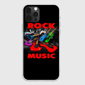 Чехол для iPhone 12 Pro Max с принтом Rock music в Белгороде, Силикон |  | гитара | музыка | рок | рокер | электрогитара