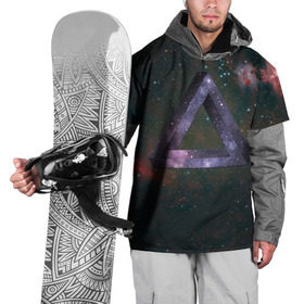 Накидка на куртку 3D с принтом Space в Белгороде, 100% полиэстер |  | Тематика изображения на принте: pink floyd | rock | пинк флоид | рок