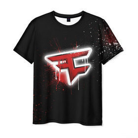 Мужская футболка 3D с принтом cs:go - Faze clan (Black collection) в Белгороде, 100% полиэфир | прямой крой, круглый вырез горловины, длина до линии бедер | black | clan | csgo | faze | ксго | фейз