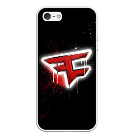 Чехол для iPhone 5/5S матовый с принтом csgo - Faze clan (Black collection) в Белгороде, Силикон | Область печати: задняя сторона чехла, без боковых панелей | black | clan | csgo | faze | ксго | фейз