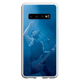 Чехол для Samsung Galaxy S10 с принтом Blue в Белгороде, Силикон | Область печати: задняя сторона чехла, без боковых панелей | skillet