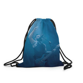 Рюкзак-мешок 3D с принтом Blue в Белгороде, 100% полиэстер | плотность ткани — 200 г/м2, размер — 35 х 45 см; лямки — толстые шнурки, застежка на шнуровке, без карманов и подкладки | Тематика изображения на принте: skillet
