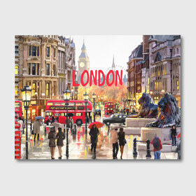 Альбом для рисования с принтом Улицы Лондона в Белгороде, 100% бумага
 | матовая бумага, плотность 200 мг. | england | london | united kingdom | англия | великобритания | город | лондон