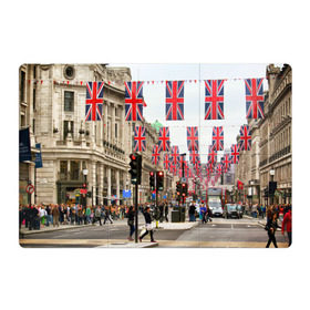 Магнитный плакат 3Х2 с принтом Улицы Лондона в Белгороде, Полимерный материал с магнитным слоем | 6 деталей размером 9*9 см | Тематика изображения на принте: city | england | flags | london | moving | pedestrians | people | street | traffic lights | united kingdom | англия | великобритания | город | лондон | люди | переход | пешеходы | светофоры | улица | флаги