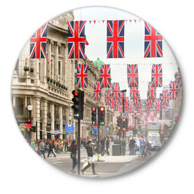 Значок с принтом Улицы Лондона в Белгороде,  металл | круглая форма, металлическая застежка в виде булавки | city | england | flags | london | moving | pedestrians | people | street | traffic lights | united kingdom | англия | великобритания | город | лондон | люди | переход | пешеходы | светофоры | улица | флаги