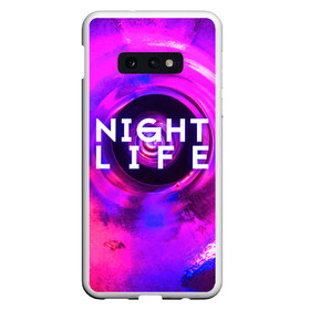 Чехол для Samsung S10E с принтом Night life в Белгороде, Силикон | Область печати: задняя сторона чехла, без боковых панелей | color | life | night | party | вечеринка | дискотека | жизнь | ночная | ночь | туса