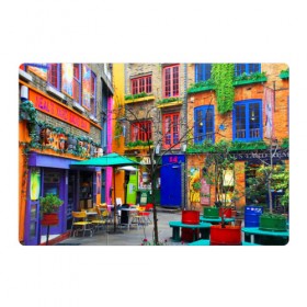 Магнитный плакат 3Х2 с принтом Улицы Лондона в Белгороде, Полимерный материал с магнитным слоем | 6 деталей размером 9*9 см | Тематика изображения на принте: bright | city | color | courtyard | england | london | paint | street | united kingdom | англия | великобритания | город | дворик | краски | лондон | улица | цвет | яркие