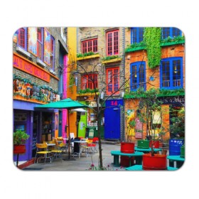 Коврик прямоугольный с принтом Улицы Лондона в Белгороде, натуральный каучук | размер 230 х 185 мм; запечатка лицевой стороны | Тематика изображения на принте: bright | city | color | courtyard | england | london | paint | street | united kingdom | англия | великобритания | город | дворик | краски | лондон | улица | цвет | яркие