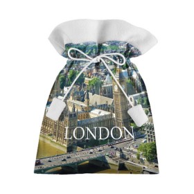 Подарочный 3D мешок с принтом Улицы Лондона в Белгороде, 100% полиэстер | Размер: 29*39 см | city | england | london | united kingdom | англия | великобритания | город | лондон