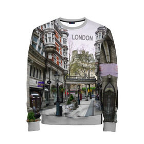 Детский свитшот 3D с принтом Улицы Лондона в Белгороде, 100% полиэстер | свободная посадка, прямой крой, мягкая тканевая резинка на рукавах и понизу свитшота | boulevard | city | england | london | street | united kingdom | англия | бульвар | великобритания | город | лондон | улица