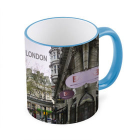 Кружка 3D с принтом Улицы Лондона в Белгороде, керамика | ёмкость 330 мл | Тематика изображения на принте: boulevard | city | england | london | street | united kingdom | англия | бульвар | великобритания | город | лондон | улица