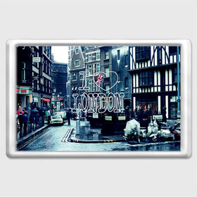 Магнит 45*70 с принтом Улицы Лондона в Белгороде, Пластик | Размер: 78*52 мм; Размер печати: 70*45 | city | england | flag | heart | i | london | love | street | united kingdom | англия | великобритания | город | лондон | люблю | сердце | улица | флаг | я