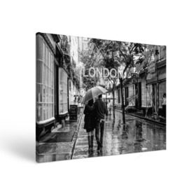 Холст прямоугольный с принтом Улицы Лондона в Белгороде, 100% ПВХ |  | Тематика изображения на принте: англия | бульвар | великобритания | влюбленные | дождь | зонтик | лондон | улица