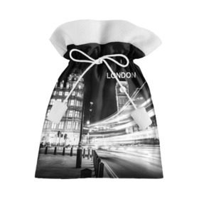 Подарочный 3D мешок с принтом Улицы Лондона в Белгороде, 100% полиэстер | Размер: 29*39 см | Тематика изображения на принте: england | lights | london | night | street | united kingdom | англия | великобритания | лондон | ночь | огни | улица
