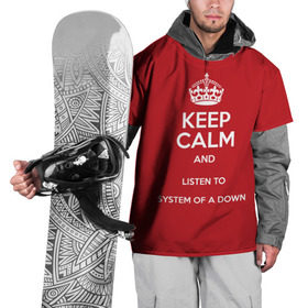 Накидка на куртку 3D с принтом Keep Calm SOAD в Белгороде, 100% полиэстер |  | soad | system of a down