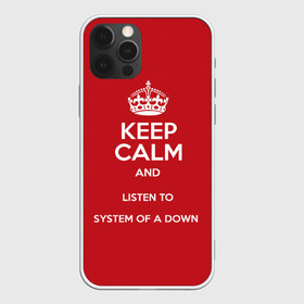 Чехол для iPhone 12 Pro Max с принтом Keep Calm SOAD в Белгороде, Силикон |  | soad | system of a down