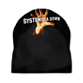 Шапка 3D с принтом System of a down в Белгороде, 100% полиэстер | универсальный размер, печать по всей поверхности изделия | soad | system of a down