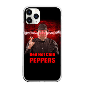 Чехол для iPhone 11 Pro матовый с принтом Red Hot Chili Peppers в Белгороде, Силикон |  | звезда | красный | кумир | музыка | перец | рок | рок группа | хит