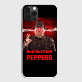 Чехол для iPhone 12 Pro с принтом Red Hot Chili Peppers в Белгороде, силикон | область печати: задняя сторона чехла, без боковых панелей | звезда | красный | кумир | музыка | перец | рок | рок группа | хит