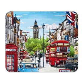 Коврик прямоугольный с принтом Улицы Лондона в Белгороде, натуральный каучук | размер 230 х 185 мм; запечатка лицевой стороны | city | england | london | united kingdom | англия | великобритания | город | лондон