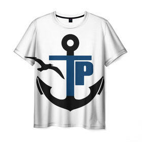 Мужская футболка 3D с принтом Типичный речник в Белгороде, 100% полиэфир | прямой крой, круглый вырез горловины, длина до линии бедер | вмф | морской флот | речник | речной флот