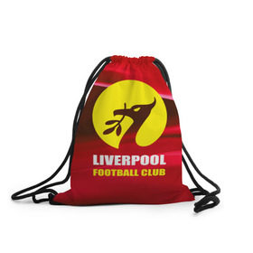 Рюкзак-мешок 3D с принтом Liverpool в Белгороде, 100% полиэстер | плотность ткани — 200 г/м2, размер — 35 х 45 см; лямки — толстые шнурки, застежка на шнуровке, без карманов и подкладки | football | англия | ливерпуль | премьер лига | фанат | футбол | футболист