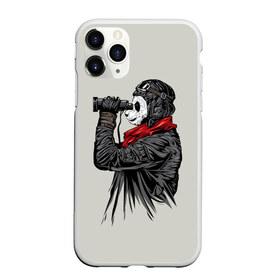 Чехол для iPhone 11 Pro матовый с принтом Панда танкист в Белгороде, Силикон |  | animal | bear | beast | panda | tank | war | война | животное | зверь | игра | медведь | панда | танк