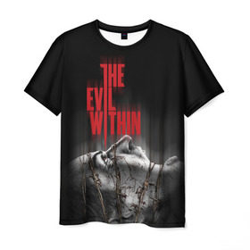 Мужская футболка 3D с принтом The Evil Within в Белгороде, 100% полиэфир | прямой крой, круглый вырез горловины, длина до линии бедер | evil | horror | зло | ужас | хоррор