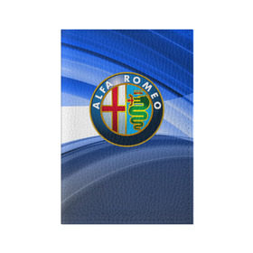 Обложка для паспорта матовая кожа с принтом Alfa Romeo в Белгороде, натуральная матовая кожа | размер 19,3 х 13,7 см; прозрачные пластиковые крепления | авто | автомобиль | альфа ромео | италия | машина | спорткар | тачка