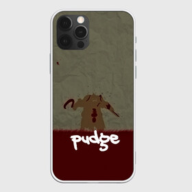 Чехол для iPhone 12 Pro Max с принтом Pudge в Белгороде, Силикон |  | butcher | defense of the ancients | dota 2 | pudge | герой | красный | кровь | минимализм | мясник | пудж