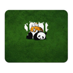 Коврик прямоугольный с принтом Милая панда в Белгороде, натуральный каучук | размер 230 х 185 мм; запечатка лицевой стороны | большая | джунгли | енот | зайка | милая | панда | пушистая