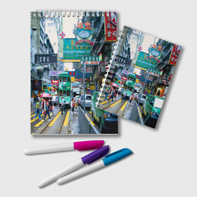 Блокнот с принтом Улица Пекин Китай в Белгороде, 100% бумага | 48 листов, плотность листов — 60 г/м2, плотность картонной обложки — 250 г/м2. Листы скреплены удобной пружинной спиралью. Цвет линий — светло-серый
 | Тематика изображения на принте: advertising | architecture | beijing | capital | cars | china | city | floors | landscape | pe | skyscrapers | street | tram | автомобили | архитектура | город | двухэтажный | китай | люди | пейзаж | пекин | переход | пешеходный | реклама | с