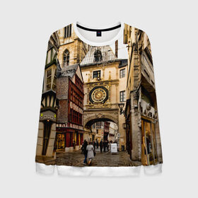 Мужской свитшот 3D с принтом Улицы Парижа в Белгороде, 100% полиэстер с мягким внутренним слоем | круглый вырез горловины, мягкая резинка на манжетах и поясе, свободная посадка по фигуре | paris | архитектура | город