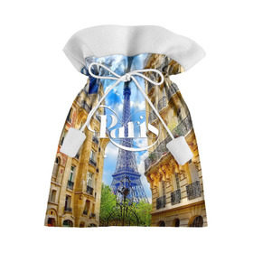 Подарочный 3D мешок с принтом Париж, Эйфелева башня в Белгороде, 100% полиэстер | Размер: 29*39 см | architecture | city | eiffel tower | houses | paris | street | the sky | архитектура | город | дома | небо | париж | улица | эйфелева башня