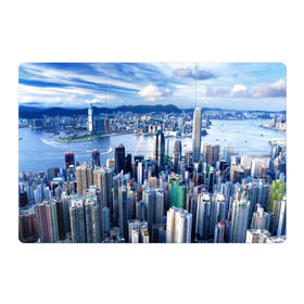 Магнитный плакат 3Х2 с принтом Гонконг, Китай в Белгороде, Полимерный материал с магнитным слоем | 6 деталей размером 9*9 см | architecture | boats | china | city | hong kong | houses | mountains | sea | sky | skyscrapers | water | архитектура | вода | гонконг | город | горы | дома | китай | корабли | море | небо