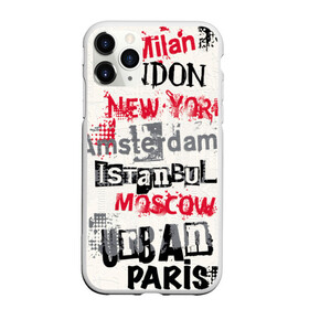 Чехол для iPhone 11 Pro матовый с принтом Города в Белгороде, Силикон |  | amsterdam | istanbul | london | moscow | new york | paris | urban | амстердам | лондон | москва | нью йорк | париж | стамбул