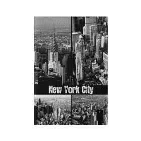 Обложка для паспорта матовая кожа с принтом Улицы Нью-Йорка в Белгороде, натуральная матовая кожа | размер 19,3 х 13,7 см; прозрачные пластиковые крепления | city | collage | houses | new york | skyscrapers | streets | usa | город | дома | коллаж | нью йорка | сша | улицы