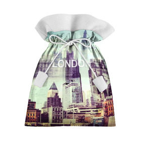 Подарочный 3D мешок с принтом Улицы Лондона в Белгороде, 100% полиэстер | Размер: 29*39 см | collage | england | london | англия | коллаж | лондон