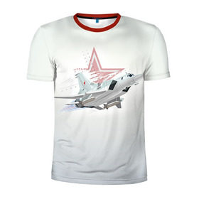 Мужская футболка 3D спортивная с принтом Ту-22 в Белгороде, 100% полиэстер с улучшенными характеристиками | приталенный силуэт, круглая горловина, широкие плечи, сужается к линии бедра | авиация