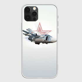 Чехол для iPhone 12 Pro Max с принтом Су-24 в Белгороде, Силикон |  | авиация