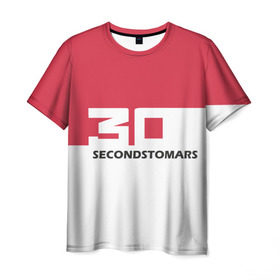 Мужская футболка 3D с принтом 30 Second To Mars в Белгороде, 100% полиэфир | прямой крой, круглый вырез горловины, длина до линии бедер | 30 second to mars | 30 секунд до марса | гитара | джаред лето | жанр | музыка | нью металл | рок | современная | шенон