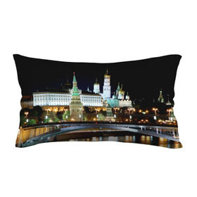 Подушка 3D антистресс с принтом Москва в Белгороде, наволочка — 100% полиэстер, наполнитель — вспененный полистирол | состоит из подушки и наволочки на молнии | город | ночь | пейзаж