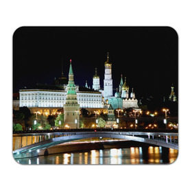 Коврик прямоугольный с принтом Москва в Белгороде, натуральный каучук | размер 230 х 185 мм; запечатка лицевой стороны | Тематика изображения на принте: город | ночь | пейзаж