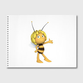Альбом для рисования с принтом Пчелка Майя в Белгороде, 100% бумага
 | матовая бумага, плотность 200 мг. | пчелка майя