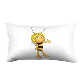 Подушка 3D антистресс с принтом Пчелка Майя в Белгороде, наволочка — 100% полиэстер, наполнитель — вспененный полистирол | состоит из подушки и наволочки на молнии | пчелка майя