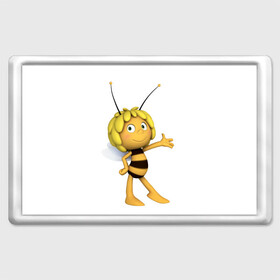Магнит 45*70 с принтом Пчелка Майя в Белгороде, Пластик | Размер: 78*52 мм; Размер печати: 70*45 | пчелка майя