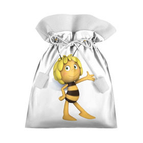 Подарочный 3D мешок с принтом Пчелка Майя в Белгороде, 100% полиэстер | Размер: 29*39 см | пчелка майя