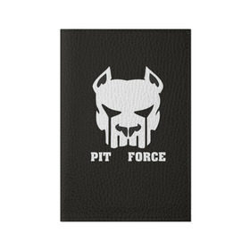 Мужская футболка 3D с принтом Pit Force в Белгороде, натуральная матовая кожа | размер 19,3 х 13,7 см; прозрачные пластиковые крепления | Тематика изображения на принте: pit force | белый | боец | друг человека | животные | питбуль | порода | собака | цвет | чёрный